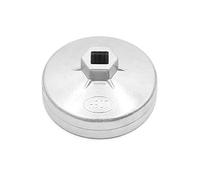 sourcing map Metal 89mm 15 Flutes Oil Filter Wrench Socket Housing Remover Tool