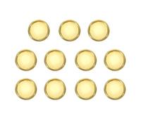 sourcing map Metal Book Binding Discs, 11Pcs 19mm Round Discbound Expansion Discs Binder Ring for DIY Notebooks Planner Accessories, Gold