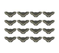 sourcing map Metal Desk Corner Protectors Table Edge Cover Guard 40x40x9mm Bronze Tone 16pcs