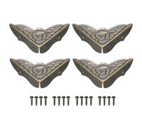 sourcing map Metal Desk Corner Protectors Table Edge Cover Guard 51x51x15mm Bronze Tone 20pcs