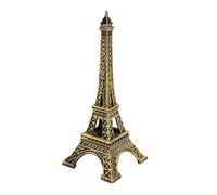 sourcing map Metal Home Office Desktop Decor Statue Eiffel Tower Model Bronze Tone