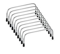 sourcing map Metal Internal Wire Frames - 3.94" 10Pcs Tubular Bag Frame Rectangle Bag Handles for Lunch Bag Purse Bag Backpack DIY Making