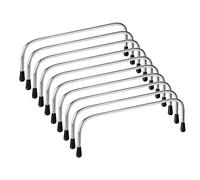 sourcing map Metal Internal Wire Frames - 7.09" 10Pcs Tubular Bag Frame Rectangle Bag Handles for Lunch Bag Purse Bag Backpack DIY Making