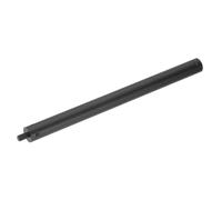 sourcing map Metal Microphone Stand Extension Tube 1/4" Male to 3/8" Female Mic Extension Pipe Stand Extenders Screw Rods for Extended Microphone, 8.27x0.6 Inch, Black