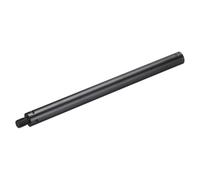 sourcing map Metal Microphone Stand Extension Tube 3/8" Male to 1/4" Female Mic Extension Pipe Stand Extenders Screw Rods for Extended Microphone, 8.27 x 0.6 Inch, Black