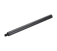 sourcing map Metal Microphone Stand Extension Tube 3/8" Male to 3/8" Female Mic Extension Pipe Stand Extenders Screw Rods for Extended Microphone, 8.27 x 0.6 Inch, Black