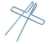 sourcing map Metal Music Book Clips Page Holder, Portable Book Opener Clips Reading Stand Sheet for Piano Cookbook Reading Accessories (Blue)