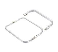 sourcing map Metal Purse Frame 10 in, 2 Pcs Rectangle Frame Kiss Lock, Bag Frame Hardware Replacements for DIY Purse Handle Bag Making, Clutch Coin Purse Frames