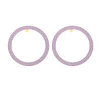 sourcing map Metal Ring Sticker Glitter Universal Wireless Magnetic Charger Magnet Ring Stickers 55x1mm(ODxT) for Phone Case for All Cellphones, 2 Pack, Pink