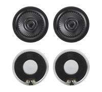 sourcing map Metal Shell Round Internal Magnetic Speakers 40mm Diameter 3 W 4 Ohm Iron Shell Small Speakers for Loud Micro Speaker Replacement DVD Multimedia DIY Projects Pack of 4
