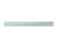 sourcing map Metal Straight Ruler 20cm Metric Aluminum Alloy Concave Measuring Rulers Scale Tools for Measure Study Reading Classroom Office, Green