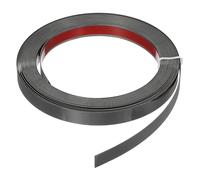 sourcing map Metal Wall Trim 8m x 15mm Peel and Stick Molding Trim Self Adhesive Stainless Steel Electroplate Finish Metal Strip Trim for Wall Ceiling Mirror Frame Border Edge, Black
