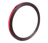 sourcing map Metalized Polyester Film Tape,0.12inch x 54.6yds. Adhesive Mirror Finish Decor Tape for Detailing Accent Wall,Wardrobe Crafts Tape 50m x 3mm,Red