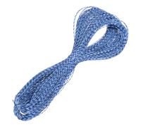 sourcing map Metallic Cord,1mmx100m Silver,Blue Ornaments Strings Metallic Non Stretch Thread Tinsel Rope Christmas Ribbon for Gift Wrapping,Jewelry Making, DIY Crafts