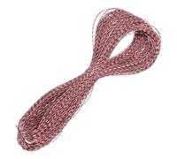 sourcing map Metallic Cord,1mmx100m Silver,Red Ornaments Strings Metallic Non Stretch Thread Tinsel Rope Christmas Ribbon for Gift Wrapping,Jewelry Making, DIY Crafts