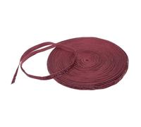 sourcing map Metallic Glitter Velvet Ribbon 3/8" x 25 Yard Single Face Sparkle Ribbon Gift Wrapping with Gold Powder Wine Red