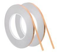 sourcing map Metallic Tape, 0.19 in x 164 ft Self Adhesive Metalized Polyester Film Tape Waterproof Washi Tape for Walls Graphic Arts Gifts Wrapping Crafts Decoration, Brushed Rose Gold, 2 Pcs
