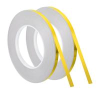 sourcing map Metallic Tape, 0.31 in x 164 ft Self Adhesive Metalized Polyester Film Tape Waterproof Shiny Washi Tape for Walls Graphic Arts Gifts Wrapping Crafts Decoration, Gloss Gold, 2 Pcs