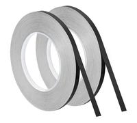 sourcing map Metallic Tape, 0.31 in x 164 ft Self Adhesive Metalized Polyester Film Tape Waterproof Shiny Washi Tape for Wall Graphic Arts Gifts Wrapping Crafts Decoration, Gloss Black, 2 Pcs