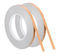 sourcing map Metallic Tape, 0.31 in x 164 ft Self Adhesive Metalized Polyester Film Tape Waterproof Washi Tape for Walls Graphic Arts Gifts Wrapping Crafts Decoration, Brushed Rose Gold, 2 Pcs