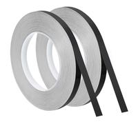 sourcing map Metallic Tape, 0.39 in x 164 ft Self Adhesive Metalized Polyester Film Tape Waterproof Shiny Washi Tape for Wall Graphic Arts Gifts Wrapping Crafts Decoration, Gloss Black, 2 Pcs