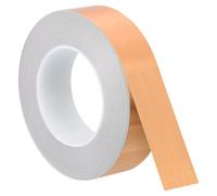 sourcing map Metallic Tape, 1.38 in x 164 ft Self Adhesive Metalized Polyester Film Tape Waterproof Shiny Washi Tape for Walls Graphic Arts Gifts Wrapping Crafts Decoration, Brushed Rose Gold