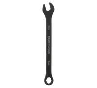 sourcing map Metric Combination Wrench 9mm Carbon Steel 12-Point Box & Open End Double Ended Wrenches Spanners Tools for Household Automotive Machinery DIY Repair, Black