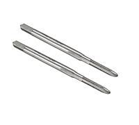 sourcing map Metric Machine Tap M2 x 0.4mm H2 High Speed Steel 3 Straight Flutes Screw Tapping Threading Machinist Repair DIY Tool 2pcs