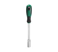sourcing map Metric Nut Driver 12mm Dia 150mm Round Shank CR-V 6 Point Hex Hexagon Socket Wrench Screwdriver with Non-Slip Handle for Tightening and Loosening Fasteners