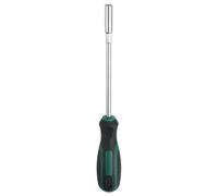 sourcing map Metric Nut Driver 5.5mm CR-V Non-Magnetic Tip Hollow Shafts Hex Socket Screwdriver with Anti-Slip Handle for Automobile Repair Bit Driver, Green/Black