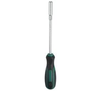 sourcing map Metric Nut Driver 6mm CR-V Non-Magnetic Tip Hollow Shafts Hex Socket Screwdriver with Anti-Slip Handle for Automobile Repair Bit Driver, Green/Black