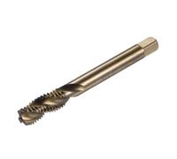 sourcing map Metric Spiral Flute Thread Taps, M10 x 1.5 H2 Screw Threading Tap, Machine Tapping Tools for Machinist Repair (M35 Cobalt High Speed Steel (HSS-CO), Uncoated)
