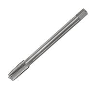 sourcing map Metric Thread Tap M12 x 1.75 H2 Left Hand 130mm Extra Long Straight Flute Screw Thread Milling Machine Taps Threading Tapping Repair Tool