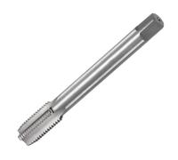sourcing map Metric Thread Tap M16 x 2 H2 Left Hand 130mm Extra Long Straight Flute Screw Thread Milling Machine Taps Threading Tapping Repair Tool