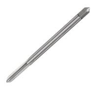 sourcing map Metric Thread Tap M6 x 1 H2 Left Hand 100mm Extra Long Straight Flute Screw Thread Milling Machine Taps Threading Tapping Repair Tool