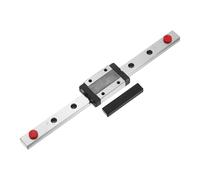 sourcing map MGN12 200mm Linear Sliding Rail Guide with MGN12H Sliding Carriage Block and Mini Guide, Linear Motion Guideway for Mini Engraving CNC Machine 3D Printer