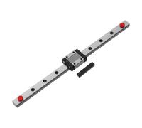 sourcing map MGN12 250mm Linear Sliding Rail Guide with MGN12C Sliding Carriage Block and Mini Guide, Linear Motion Guideway for Mini Engraving CNC Machine 3D Printer