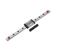 sourcing map MGN12 250mm Linear Sliding Rail Guide with MGN12H Sliding Carriage Block and Mini Guide, Linear Motion Guideway for Mini Engraving CNC Machine 3D Printer