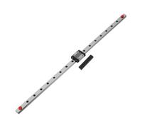 sourcing map MGN12 450mm Linear Sliding Rail Guide with MGN12C Sliding Carriage Block and Mini Guide, Linear Motion Guideway for Mini Engraving CNC Machine 3D Printer