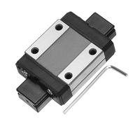 sourcing map MGN12C Linear Bearing Sliding Carriage Block with Mini Guide and Wrench for 12mm Linear Motion Slide Rail Guide, 3D Printer, CNC Machine