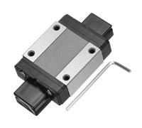 sourcing map MGN15C Linear Bearing Sliding Carriage Block with Mini Guide and Wrench for 15mm Linear Motion Slide Rail Guide, 3D Printer, CNC Machine