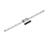 sourcing map MGN15H 500mm Linear Sliding Rail Guide with MGN15H Sliding Carriage Block, Mini Guide, Linear Motion Guideway for Mini Engraving CNC Machine 3D Printer