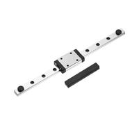 sourcing map MGN7 150mm Linear Sliding Rail Guide with MGN7H Sliding Carriage Block and Mini Guide, Linear Motion Guideway for Mini Engraving CNC Machine 3D Printer