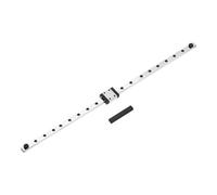 sourcing map MGN7 300mm Linear Sliding Rail Guide with MGN7C Sliding Carriage Block and Mini Guide, Linear Motion Guideway for Mini Engraving CNC Machine 3D Printer