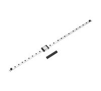 sourcing map MGN7 350mm Linear Sliding Rail Guide with MGN7C Sliding Carriage Block and Mini Guide, Linear Motion Guideway for Mini Engraving CNC Machine 3D Printer