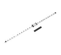 sourcing map MGN7 400mm Linear Sliding Rail Guide with MGN7H Sliding Carriage Block and Mini Guide, Linear Motion Guideway for Mini Engraving CNC Machine 3D Printer