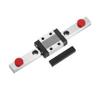 sourcing map MGN9 100mm Linear Sliding Rail Guide with MGN9C Sliding Carriage Block and Mini Guide, Linear Motion Guideway for Mini Engraving CNC Machine 3D Printer
