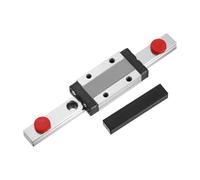 sourcing map MGN9 100mm Linear Sliding Rail Guide with MGN9H Sliding Carriage Block and Mini Guide, Linear Motion Guideway for Mini Engraving CNC Machine 3D Printer