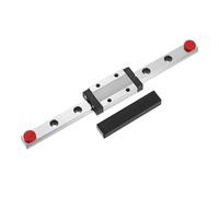 sourcing map MGN9 150mm Linear Sliding Rail Guide with MGN9H Sliding Carriage Block and Mini Guide, Linear Motion Guideway for Mini Engraving CNC Machine 3D Printer