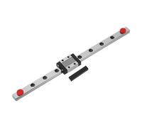 sourcing map MGN9 200mm Linear Sliding Rail Guide with MGN9C Sliding Carriage Block and Mini Guide, Linear Motion Guideway for Mini Engraving CNC Machine 3D Printer